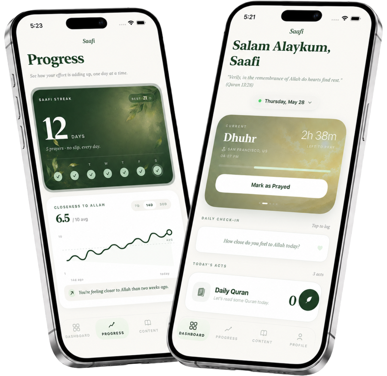 Saafi app preview